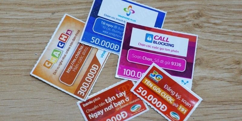 Thẻ cào có thể được mua dễ dàng ở nhiều nơi